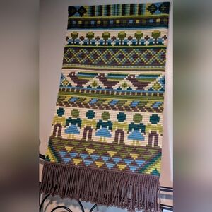 Handcrafted Geometric Wall Hanging - Multicolor